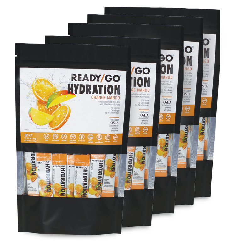 Ready/Go® Hydration ORANGE MANGO 50 Count Bags (5 Pack)