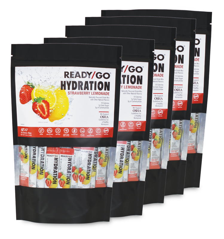 Ready/Go® Hydration ORIGINAL STRAWBERRY LEMONADE 50 Count Bags (5 Pack)